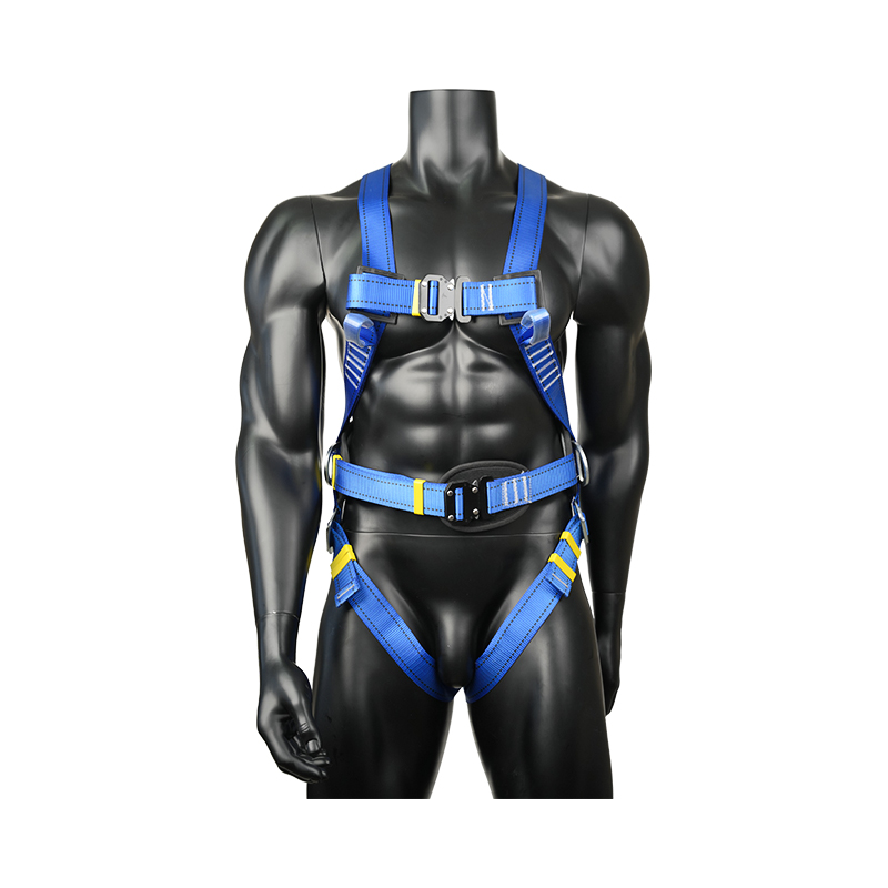 KA03 2 Gesper Pelepas Cepat, Cincin 3 D, Bantalan Pinggang Besar Konstruksi Seluruh Bodi Tali Pengaman Perlindungan Jatuh